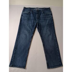 Berkley Jensen Jeans Mens 40x30 Straight Regular Fit Blue Medium Wash Stretch